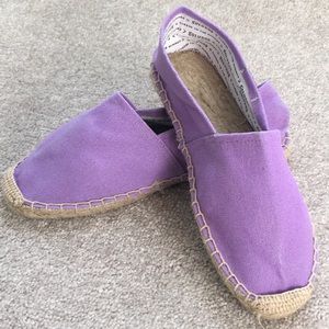 Purple Soludos size 7
